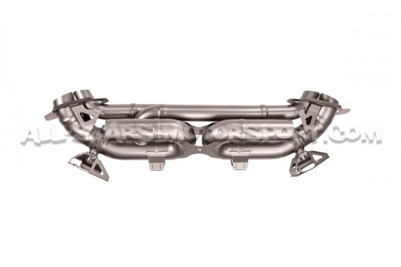 Echappement Akrapovic Slip-On Titane pour Porsche 911 992 Turbo / S