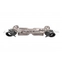 Echappement Akrapovic Slip-On Titane pour Porsche 911 992 Turbo / S