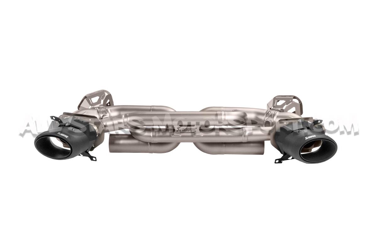Escape Akrapovic Slip-On titanio para Porsche 911 992 Turbo / S