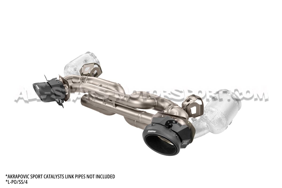 Escape Akrapovic Slip-On titanio para Porsche 911 992 Turbo / S