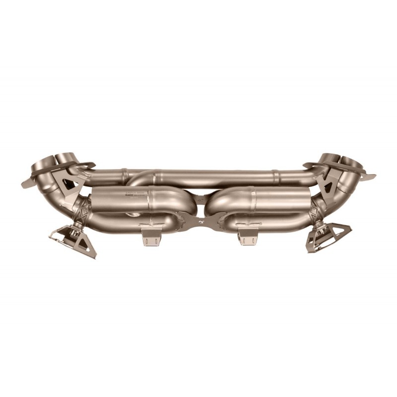 Akrapovic Porsche 992 Turbo Slip-On Race Line (Titanium)