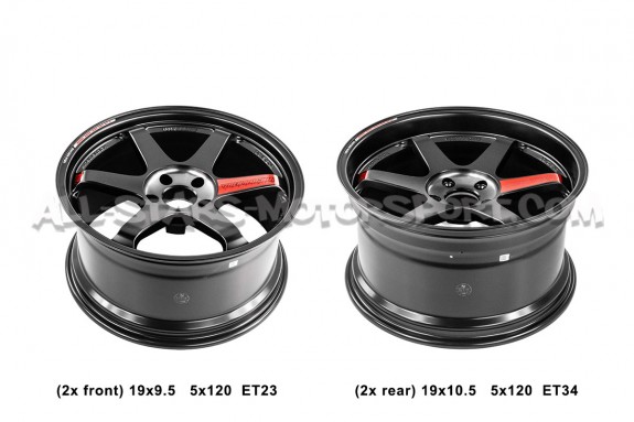 BMW M2 / M3 / M4 Volk Racing TE37 SL Black Edition III 19x9.5 and 1...