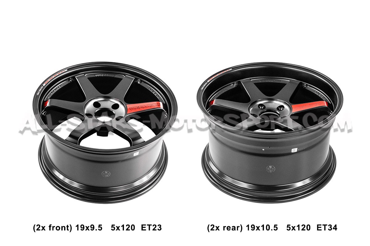 Llantas Volk Racing TE37 SL Black Edition III 19x9.5 y 19x10.5 para...