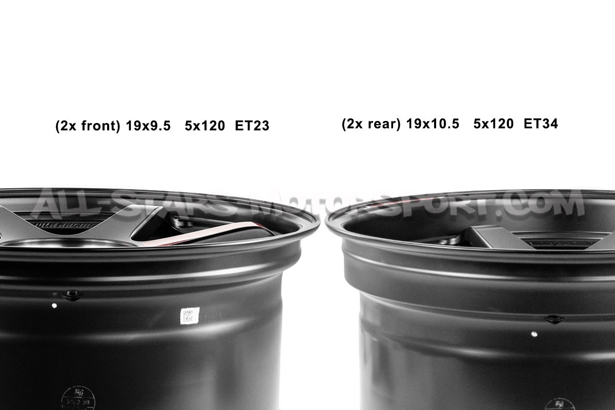 BMW M2 / M3 / M4 Volk Racing TE37 SL Black Edition III 19x9.5 and 1...