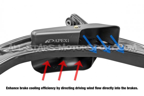Toyota GR86 / Subaru BRZ ZD8 Apexi Front Brake Shroud Air Diffuser