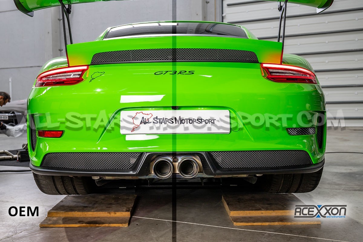 Porsche 991 GT3 / GT3rs Acexxon Honeycomb Rear Reflector Deletes