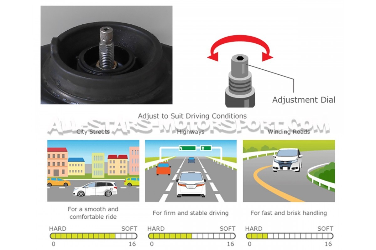 Amortisseurs réglables en dureté Tein Endurapro Plus pour BMW 335i E9x