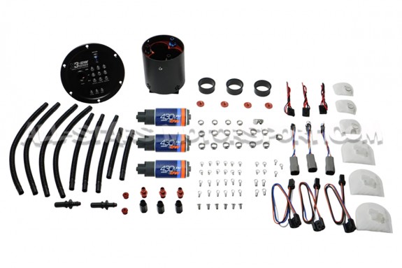 Kit 3 bombas de combustible Deatschwerks DW430c para Nissan R35 GTR