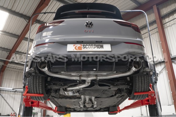 Echappement Catback / GPF Back Scorpion pour Golf 8 GTI Clubsport