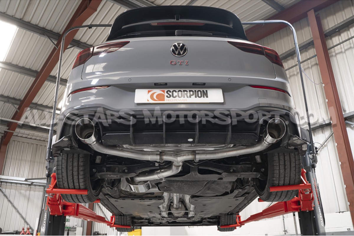 Escape catback / GPF Back Scorpion para Golf 8 GTI Clubsport