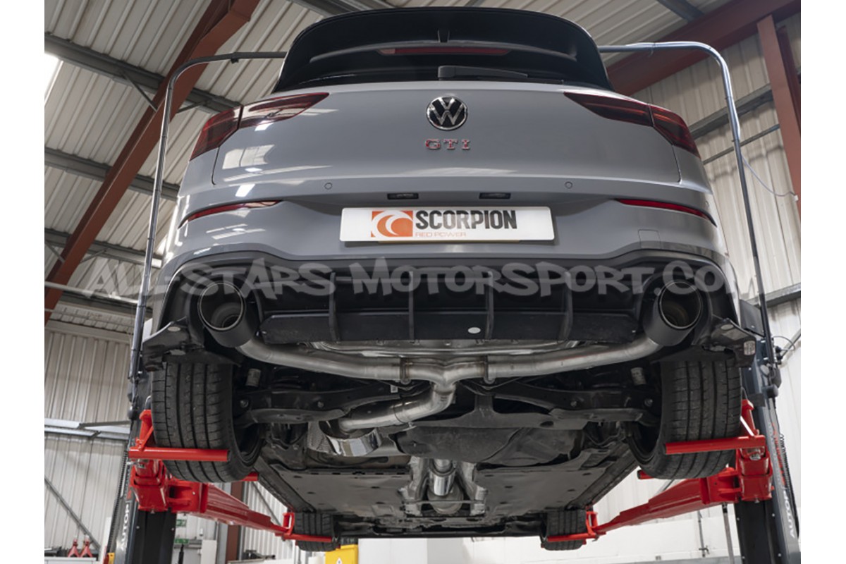Escape catback / GPF Back Scorpion para Golf 8 GTI Clubsport
