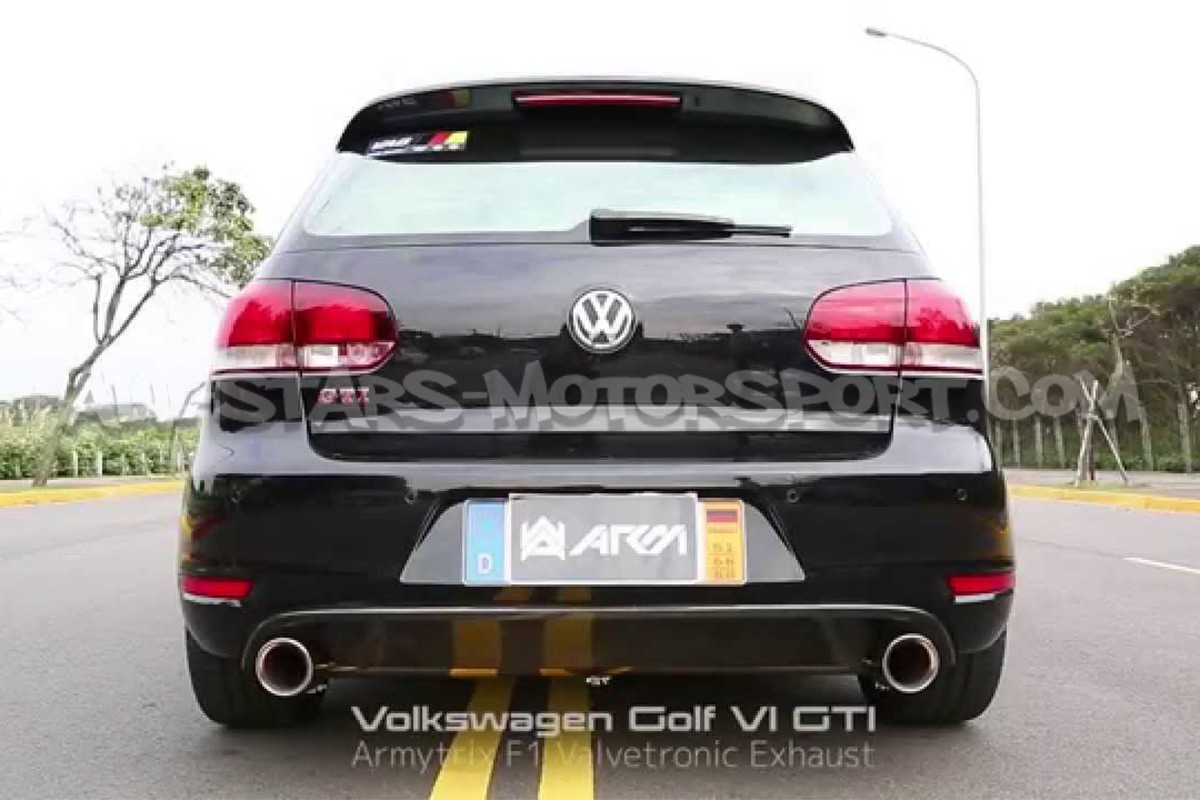 Golf 6 GTI Armytrix Valvetronic Catback Exhaust System