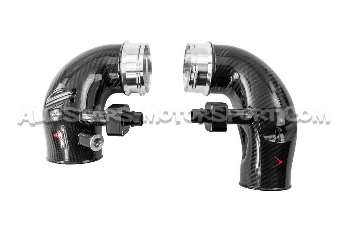 Tubos inlet de turbo de carbono Eventuri para BMW M5 G9x