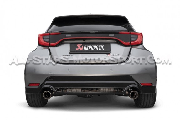 Escape Akrapovic slip-on de titanio para Toyota Yaris GR Gen.2