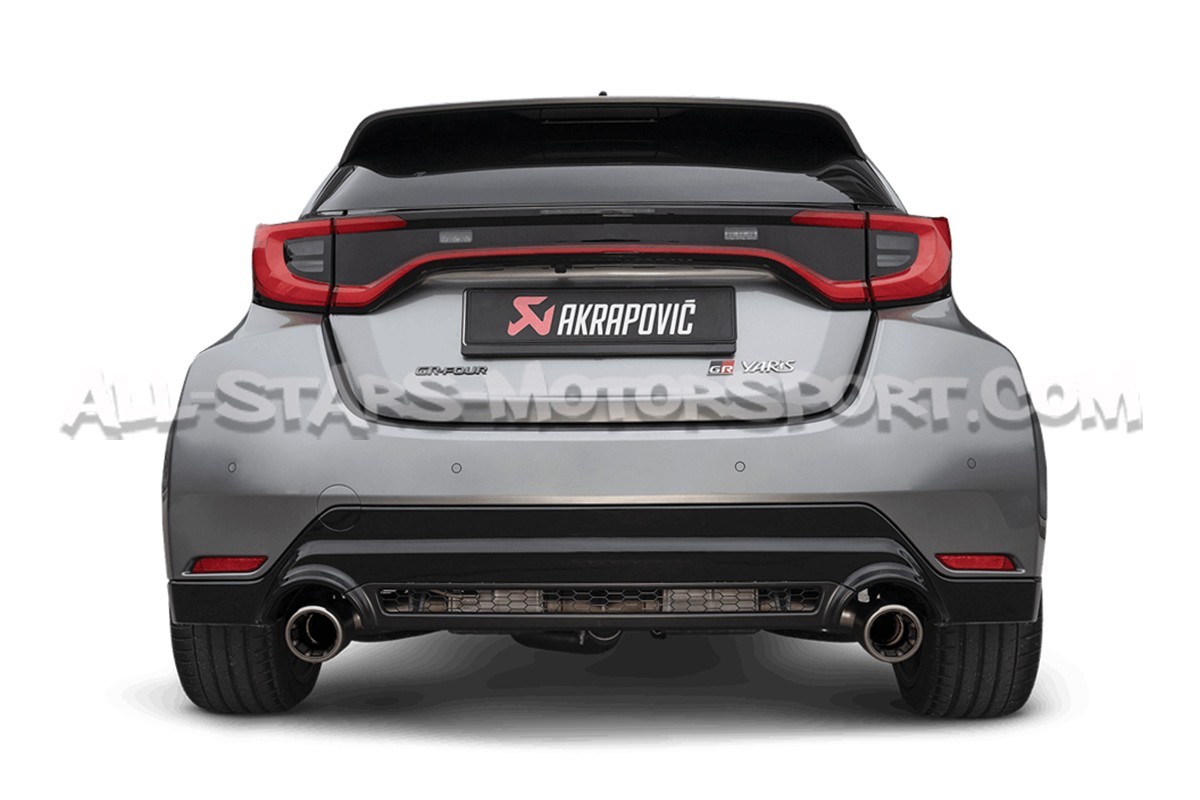 Akrapovic slip-on titanium Exhaust for Toyota Yaris GR Gen.2