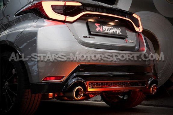 Akrapovic slip-on titanium Exhaust for Toyota Yaris GR Gen.2