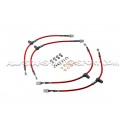 Flexibles de frein aviation Goodridge pour Subaru Impreza WRX / STI...