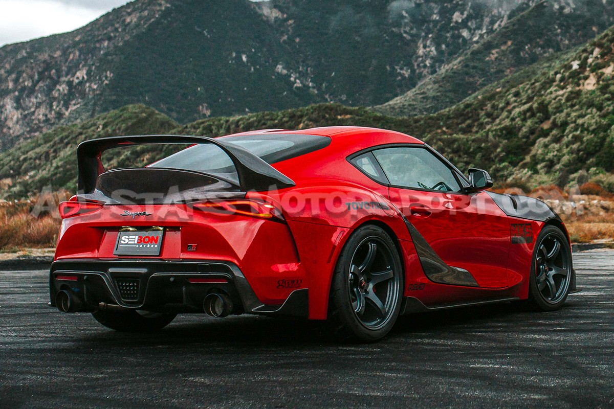 Toyota Supra MK5 A90 Seibon Carbon Fiber Rear Spoiler