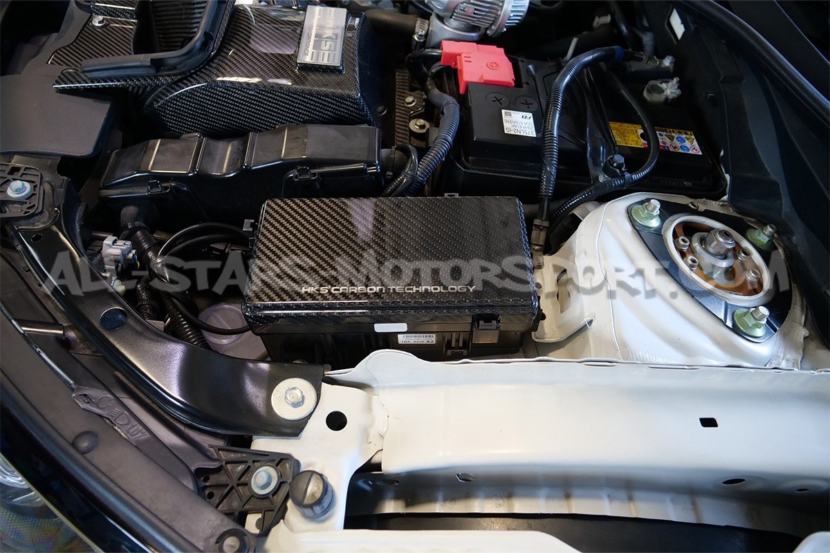Couvre boite à fusible HKS en carbone pour Honda Civic Type R FK8