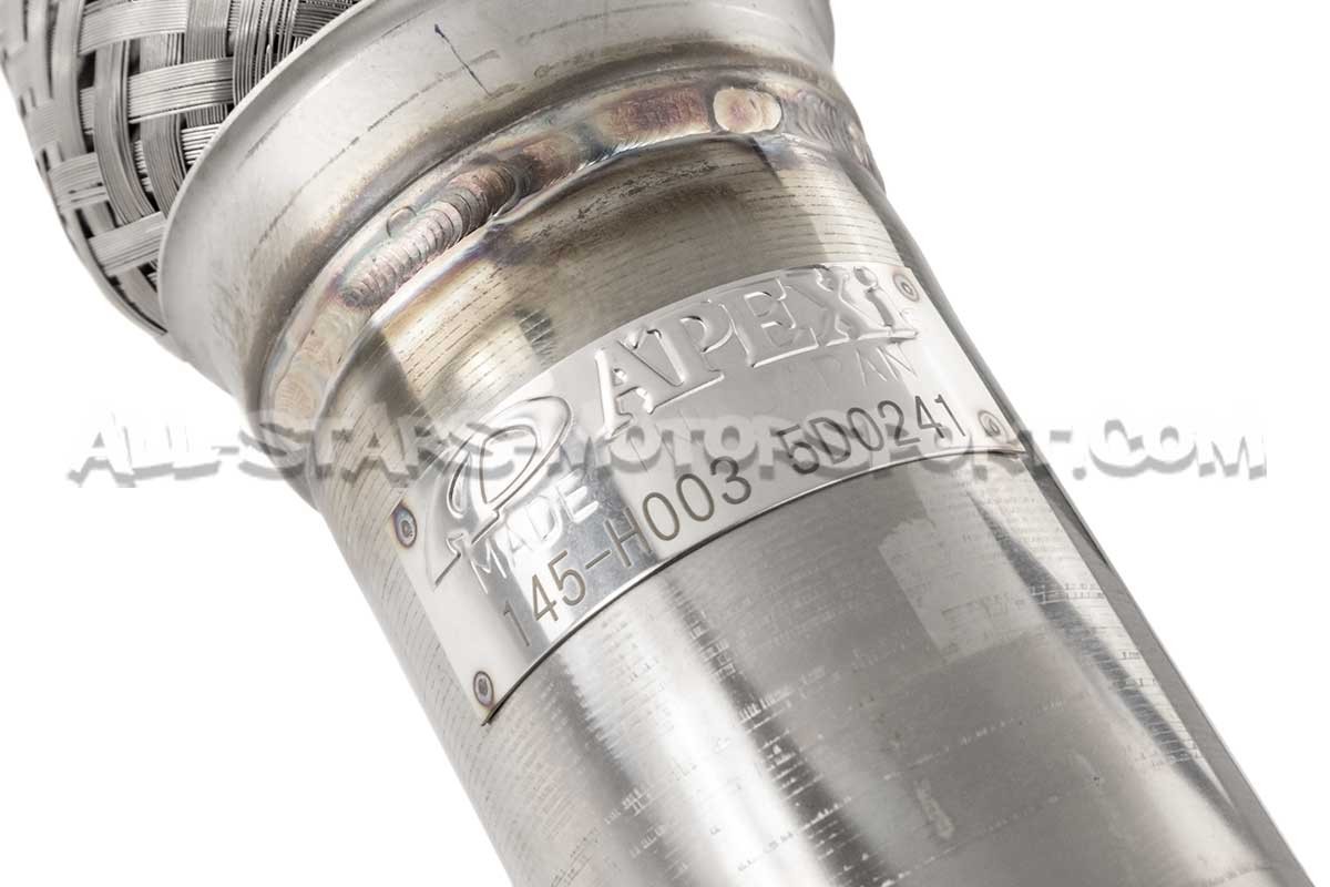 Tube d'échappement avant front pipe inox Apexi pour Honda Civic Typ...