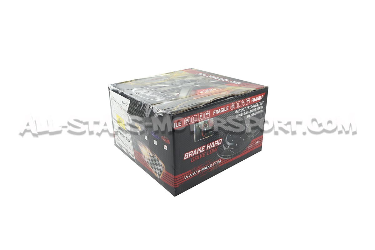 Vmaxx 355mm 6 pots front brake kit for Golf 5 GTI / Golf 6 R / Leon...