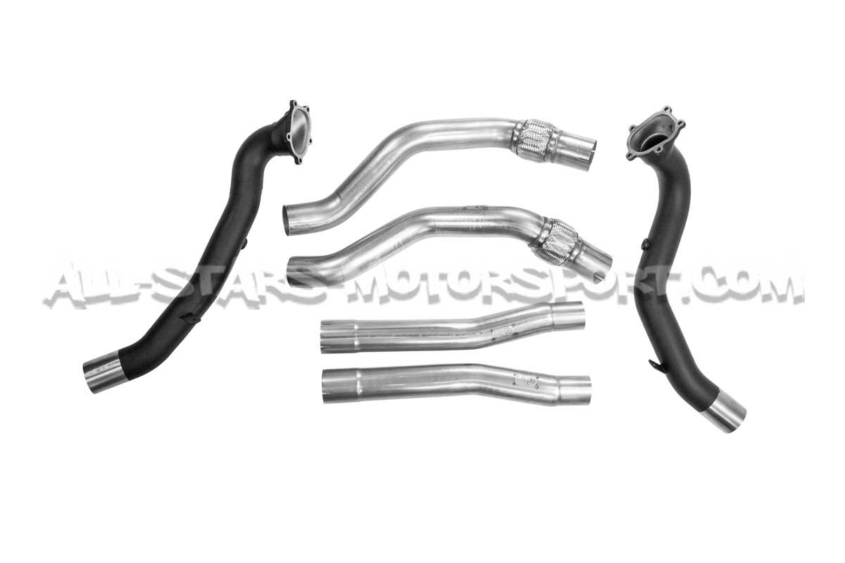 Downpipes descatalizadas y tubos delanteros Scorpion para Audi RS6 ...