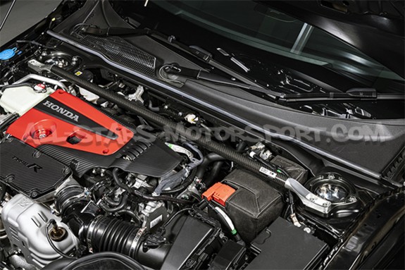 Barre anti rapprochement avant carbone HKS pour Honda Civic Type R FL5