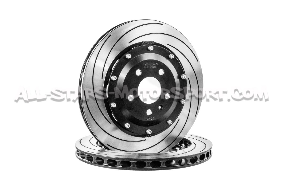 Discos de freno traseros de 2 piezas Tarox F2000 para Audi RS6 C6