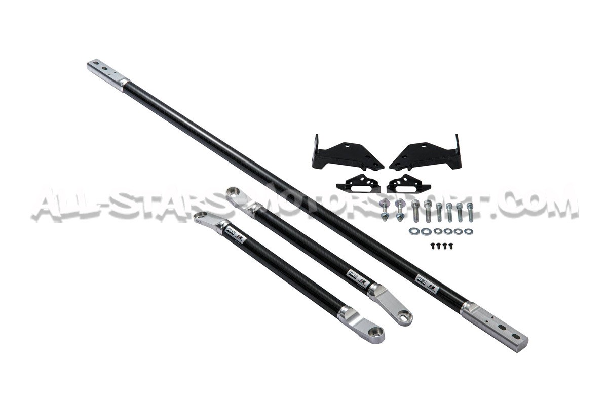 Toyota Supra GR 3.0 A90 MK5 HKS Carbon Fiber Strut Tower Bars And R...