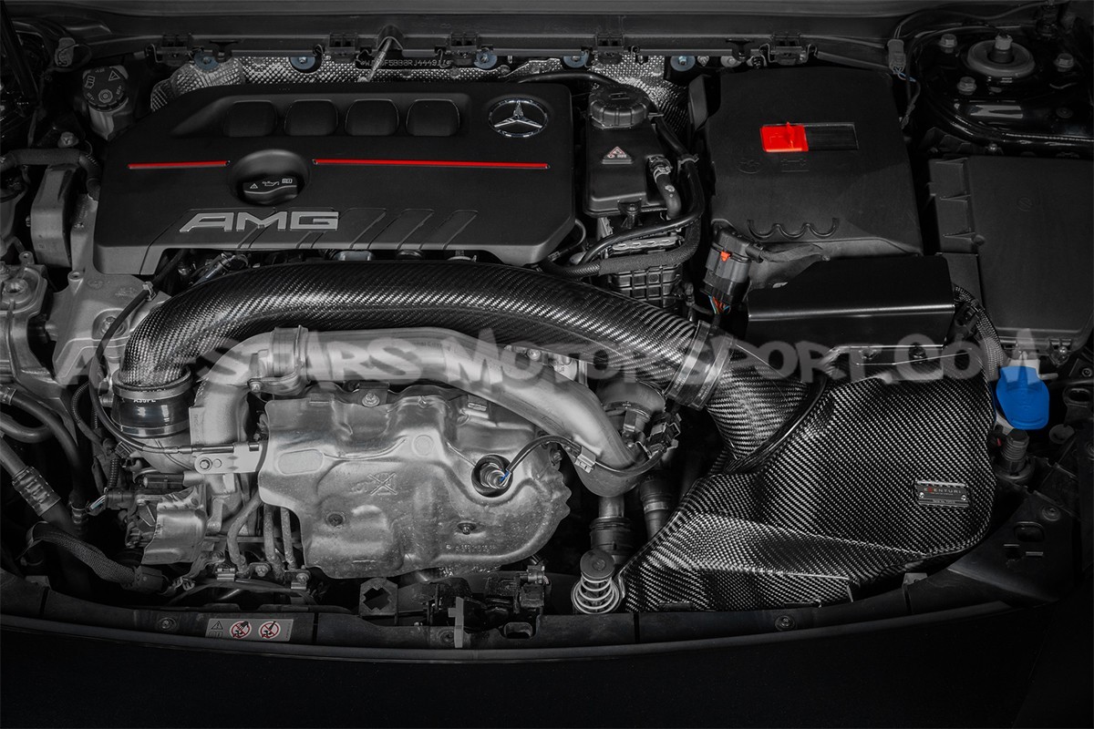 Tube d'entrée de turbo Eventuri en carbone pour Mercedes Benz A35 AMG W177 (23+)