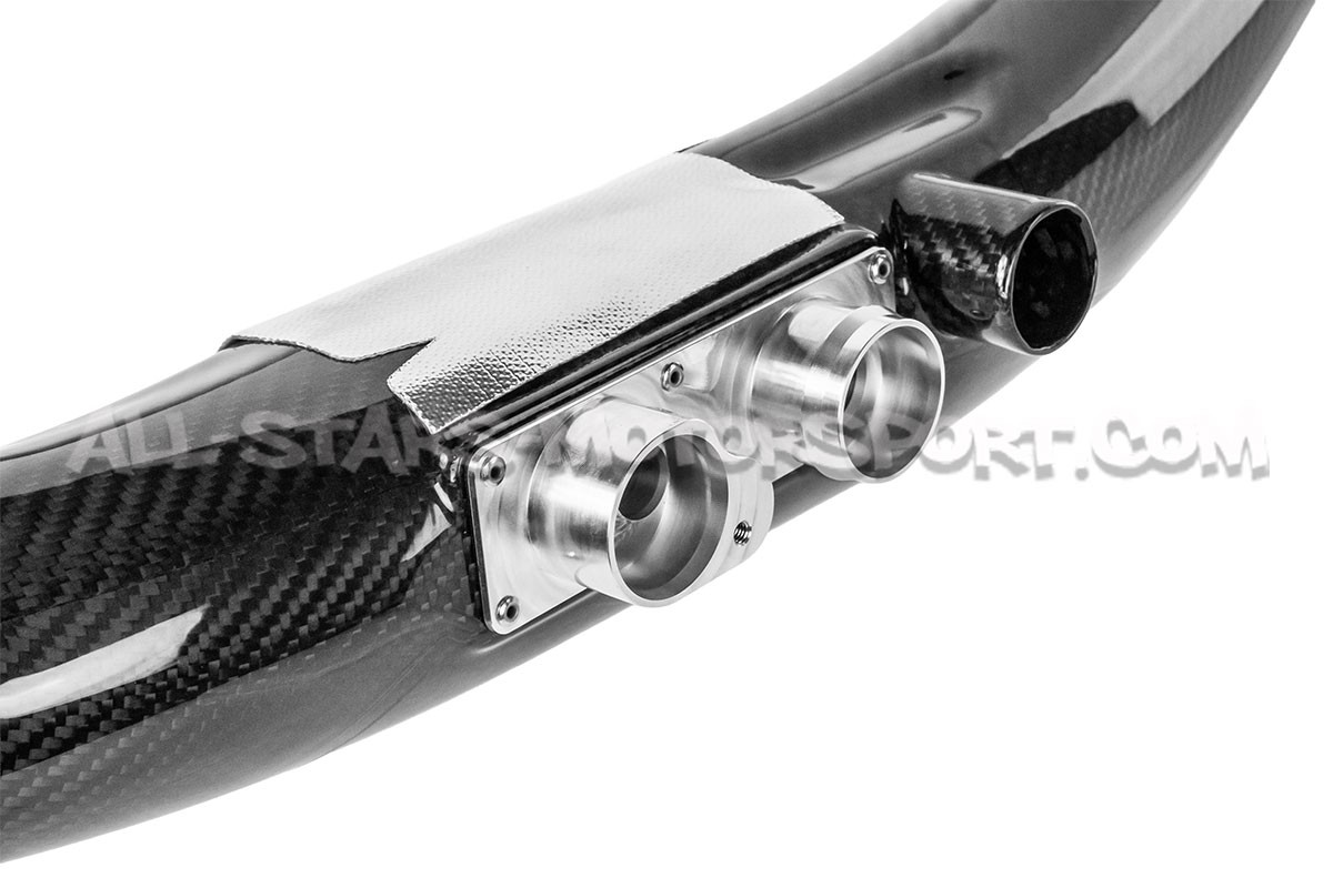 Tubo entrada de turbo de carbono Eventuri para Mercedes Benz A35 AM...
