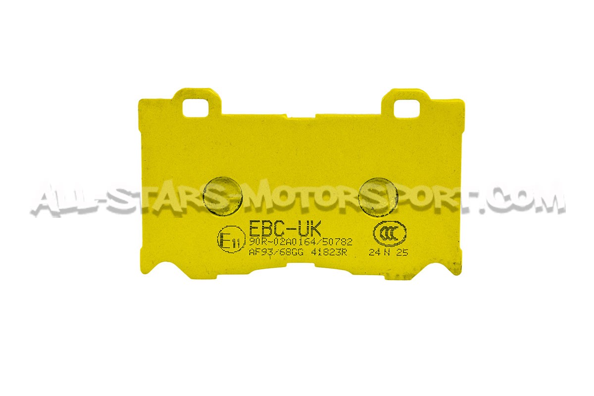 Pastillas de freno delanteras EBC Yellow Stuff para Nissan 370Z
