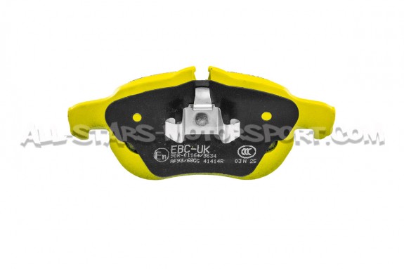 Pastillas de freno delanteras EBC Yellow Stuff para Opel Astra H OPC