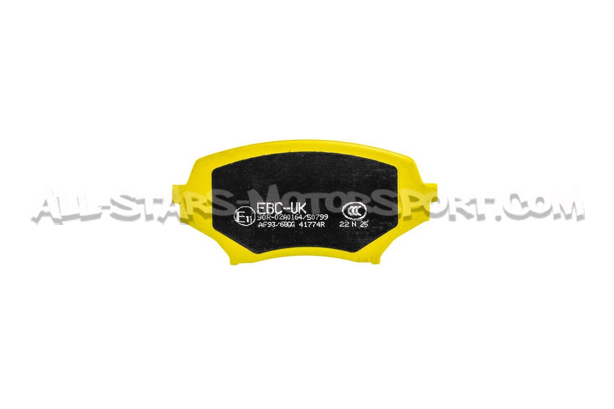 Plaquettes de frein avants EBC Yellow Stuff pour Mazda MX5 NC