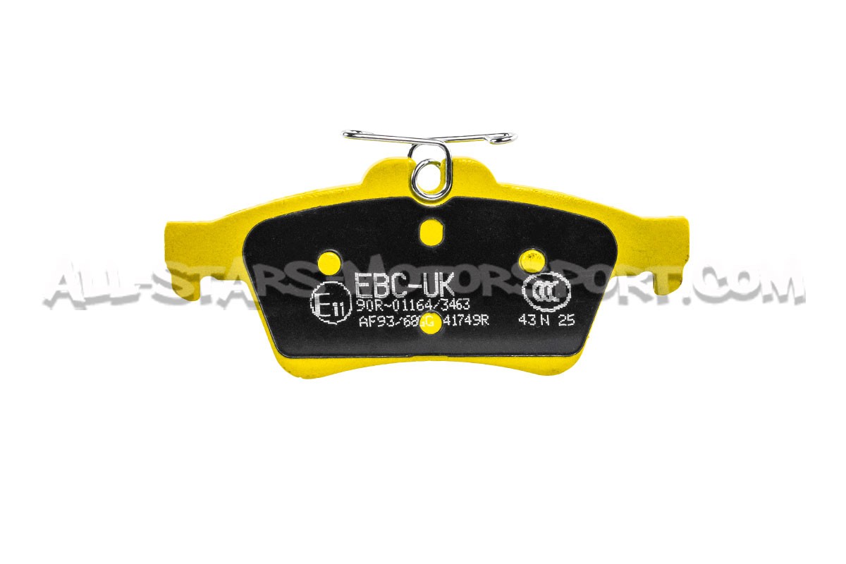 Pastillas de freno traseras EBC Yellow Stuff para Focus 2 ST / Focu...