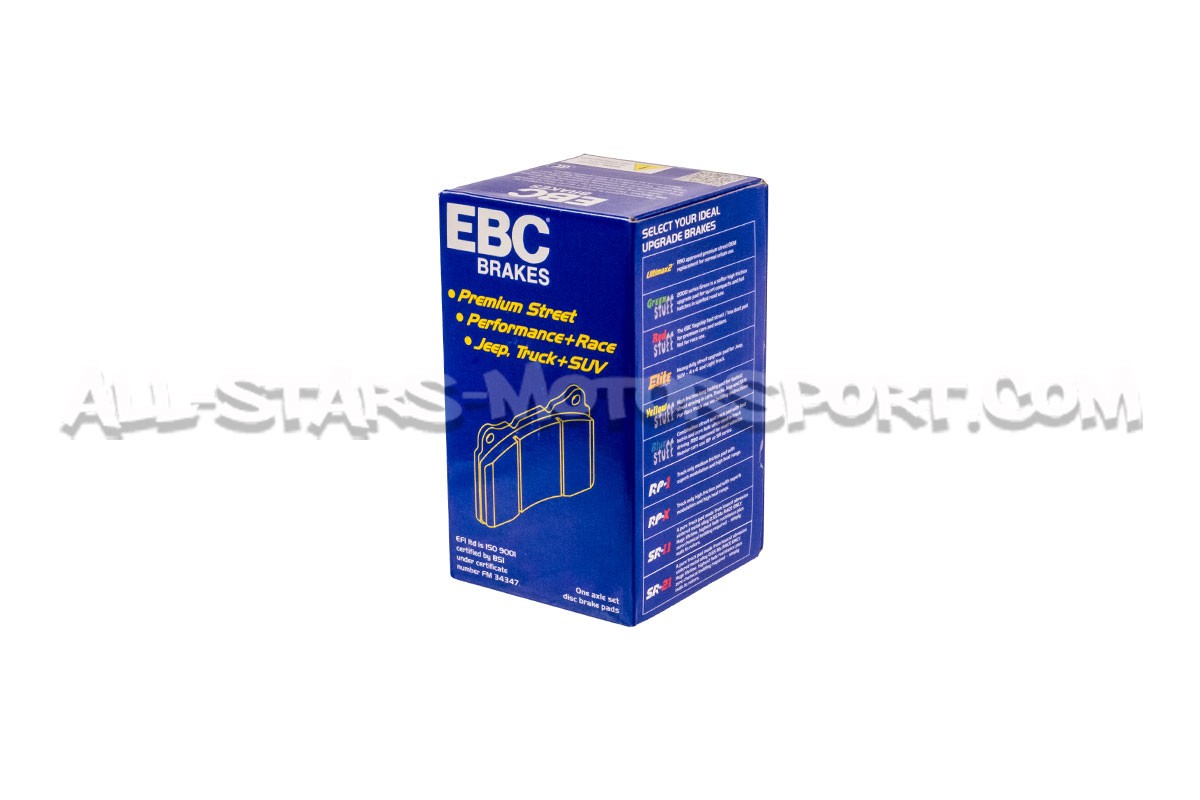 Plaquettes de frein arrieres EBC Yellow Stuff pour Focus 2 ST / Foc...