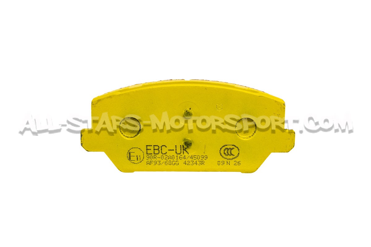 Plaquettes de frein avants EBC Yellow Stuff pour Hyundai I30N