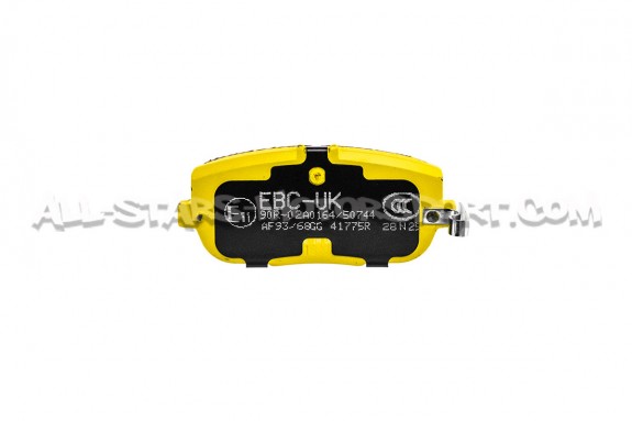 Plaquettes de frein arrieres EBC Yellow Stuff pour Mazda MX5 NC / M...