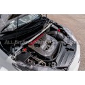 Toyota Yaris GR Eventuri Carbon Fiber / Red Kevlar Engine Cover