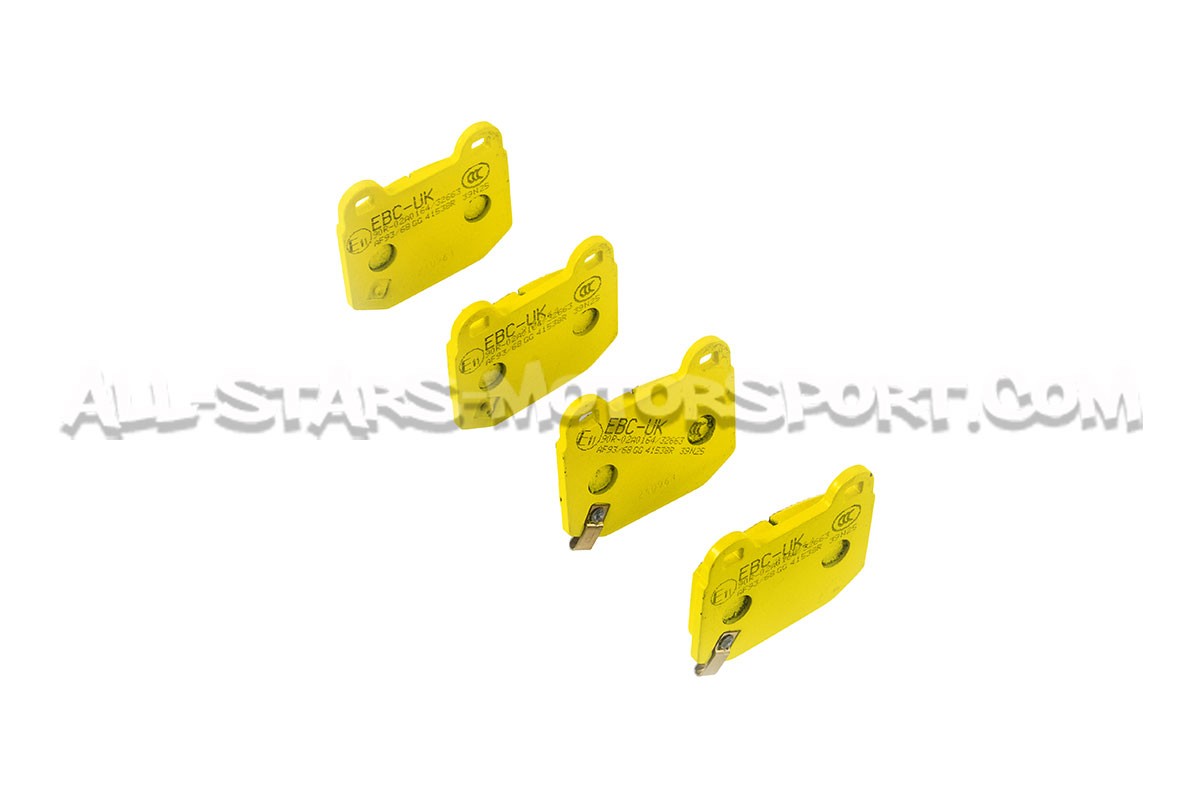 Pastillas de freno traseras EBC Yellow Stuff para Mitsubishi Lancer Evo 8 / Evo 9
