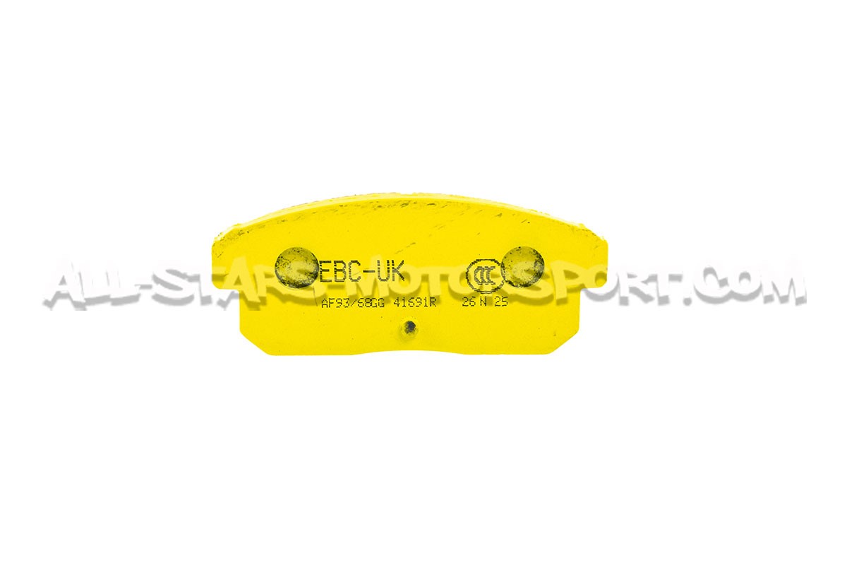 Pastillas de freno traseras EBC Yellow Stuff para Mazda RX8