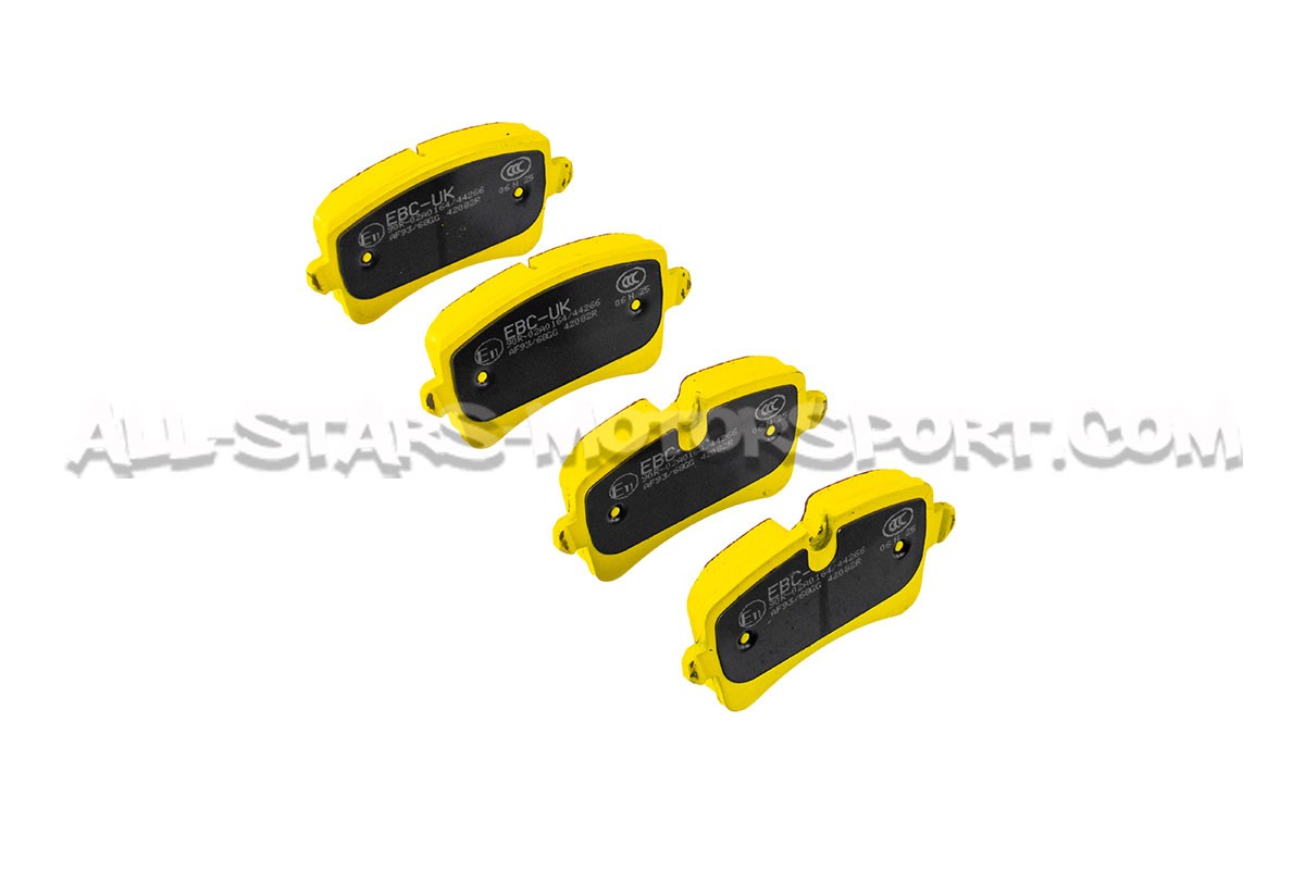 Plaquettes de frein arrieres EBC Yellow Stuff pour Audi RS4 B8 / RS5 8T / RS6 C7 / RS7 C7