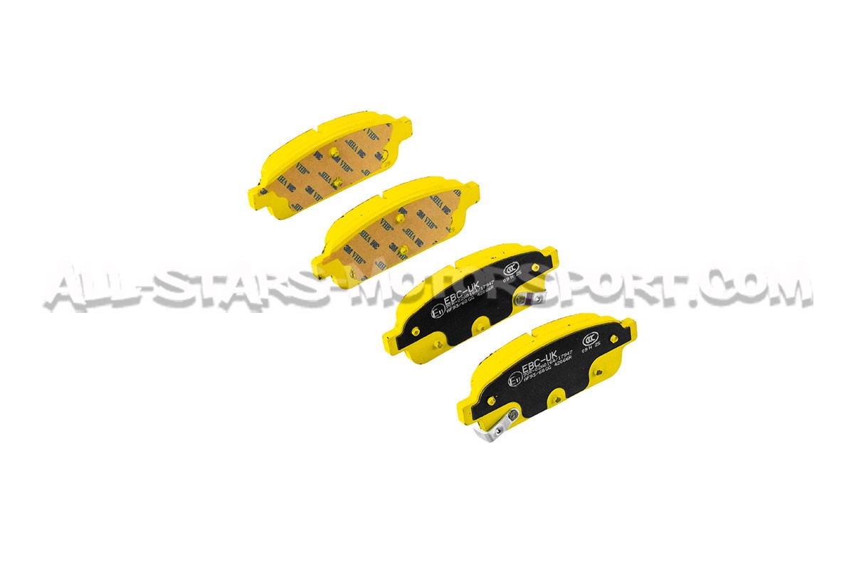 Opel Astra J VXR EBC Yellow Stuff Rear Brake Pads