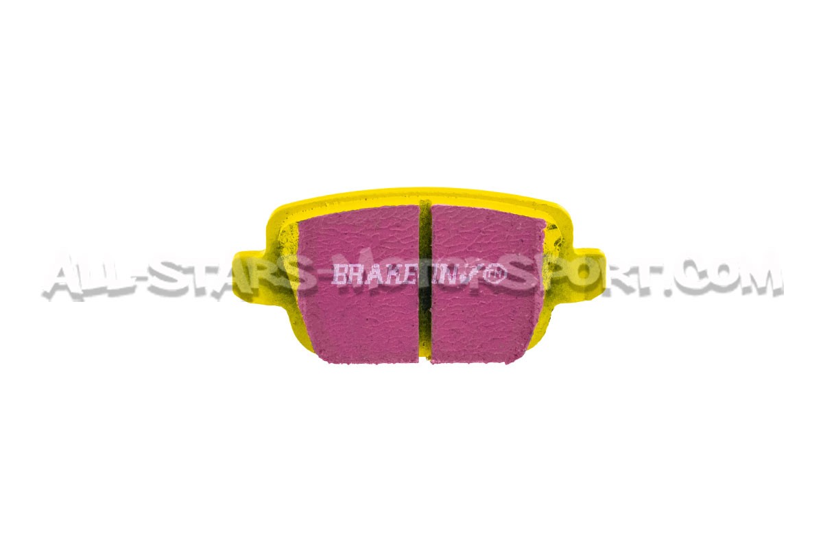 Pastillas de freno traseras EBC Yellow Stuff para Ford Focus 2 RS