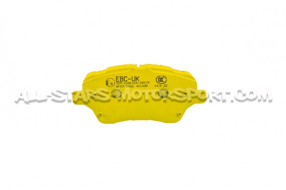 Pastillas de freno delanteras EBC Yellow Stuff para Ford Fiesta ST MK7