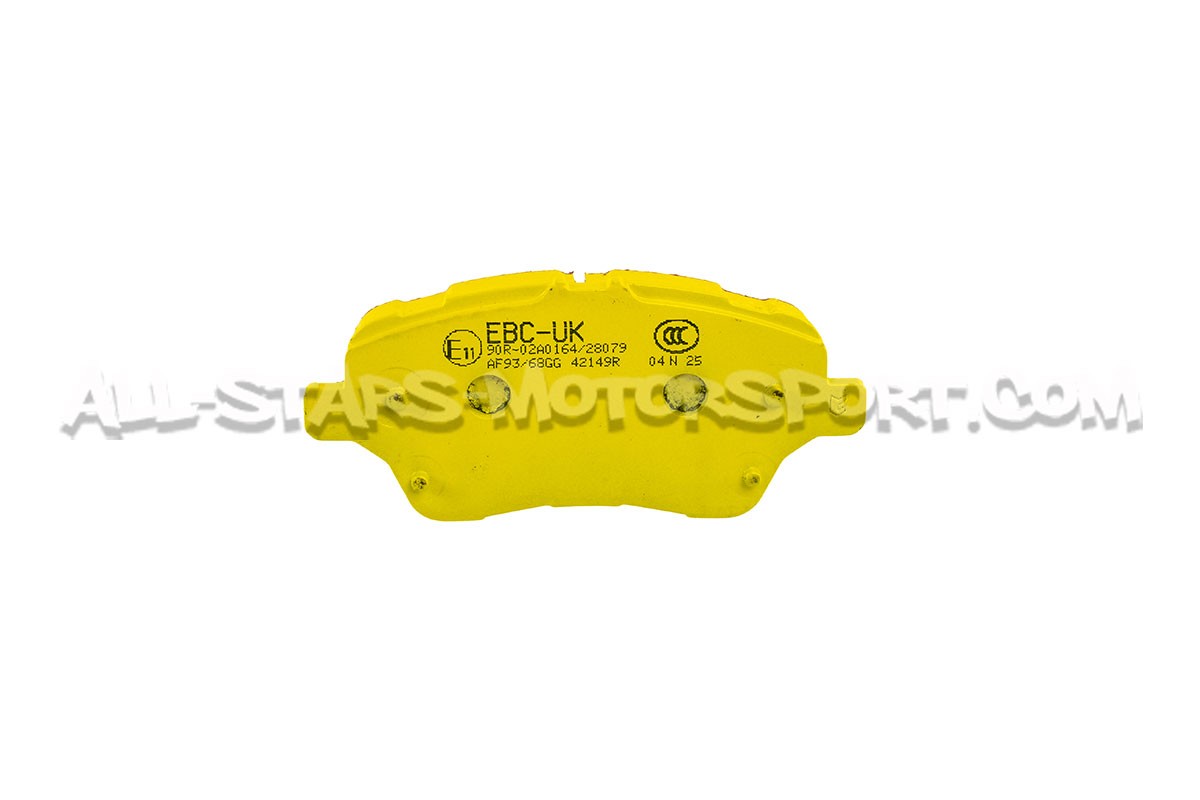 Plaquettes de frein avant EBC Yellow Stuff pour Ford Fiesta ST MK7