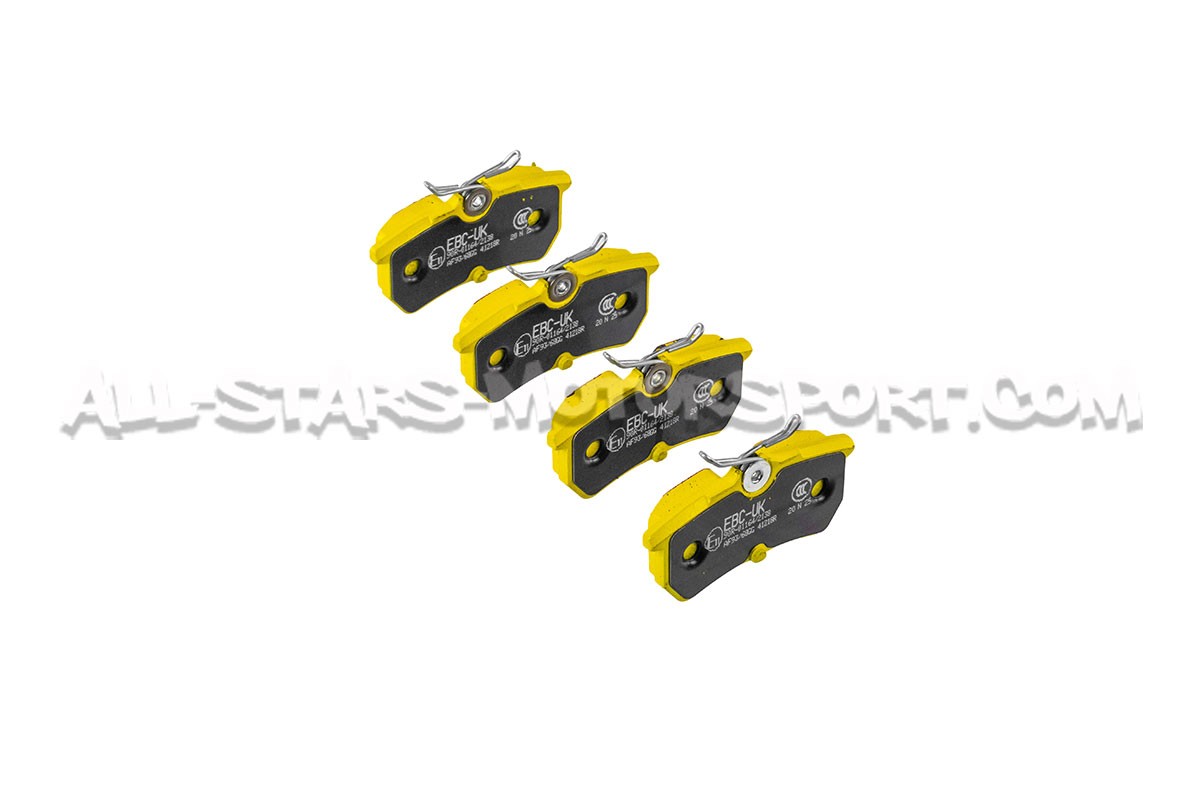 Plaquettes de frein arrieres EBC Yellow Stuff pour Ford Fiesta ST MK7