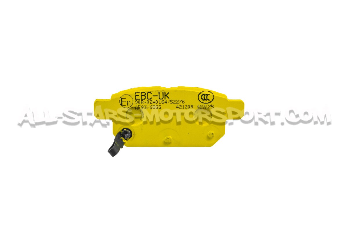 Suzuki Swift Sport ZC33S EBC Yellow Stuff Rear Brake Pads