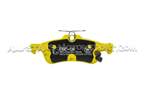 Honda Civic Type R FK2 EBC Yellow Stuff Rear Brake Pads