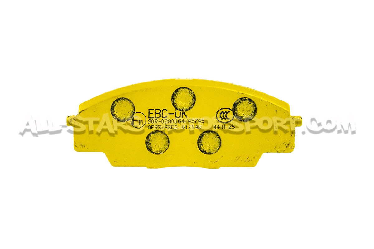 Plaquettes de frein avants EBC Yellow Stuff pour Honda Civic Type R...